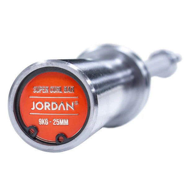 JORDAN® Steel Series Super Curl Bar With Bearings - GymSphere