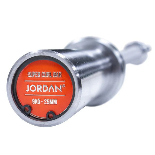 JORDAN® Steel Series Super Curl Bar With Bearings - GymSphere
