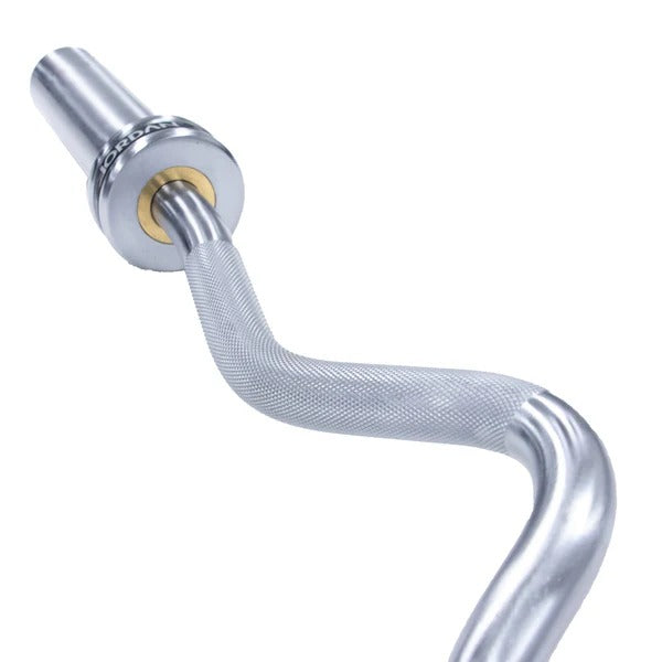 JORDAN® Steel Series Super Curl Bar With Bearings - GymSphere