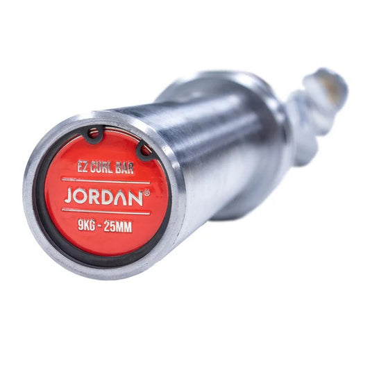 JORDAN® Steel Series EZ Curl Bar With Bearings - GymSphere