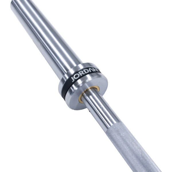 JORDAN® Steel Series Straight Olympic Bars With Bearings - GymSphere
