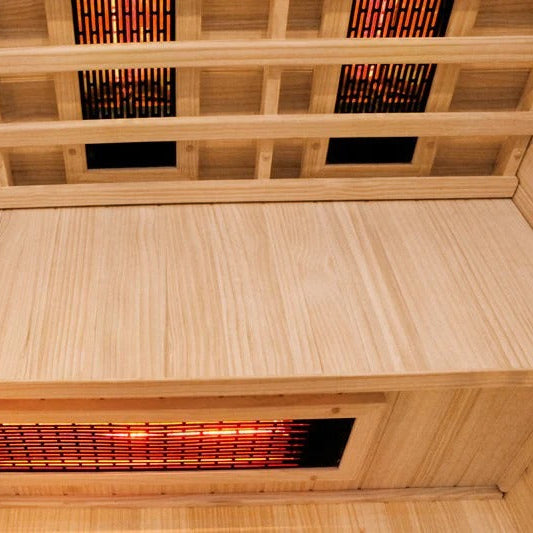 CenturaHeat Luxury 4 Person Glass Indoor Sauna Room
