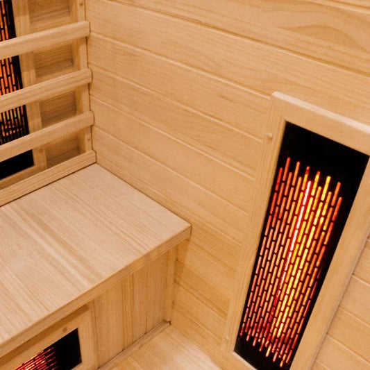 CenturaHeat Luxury 4 Person Glass Indoor Sauna Room