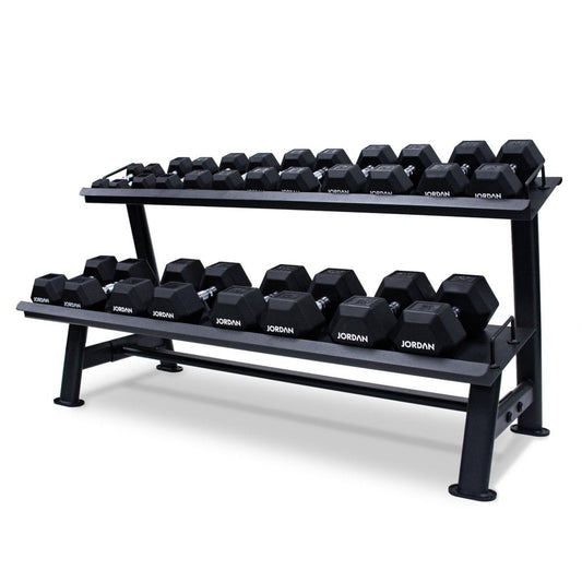 JORDAN Hex Dumbbell Rack - GymSphere