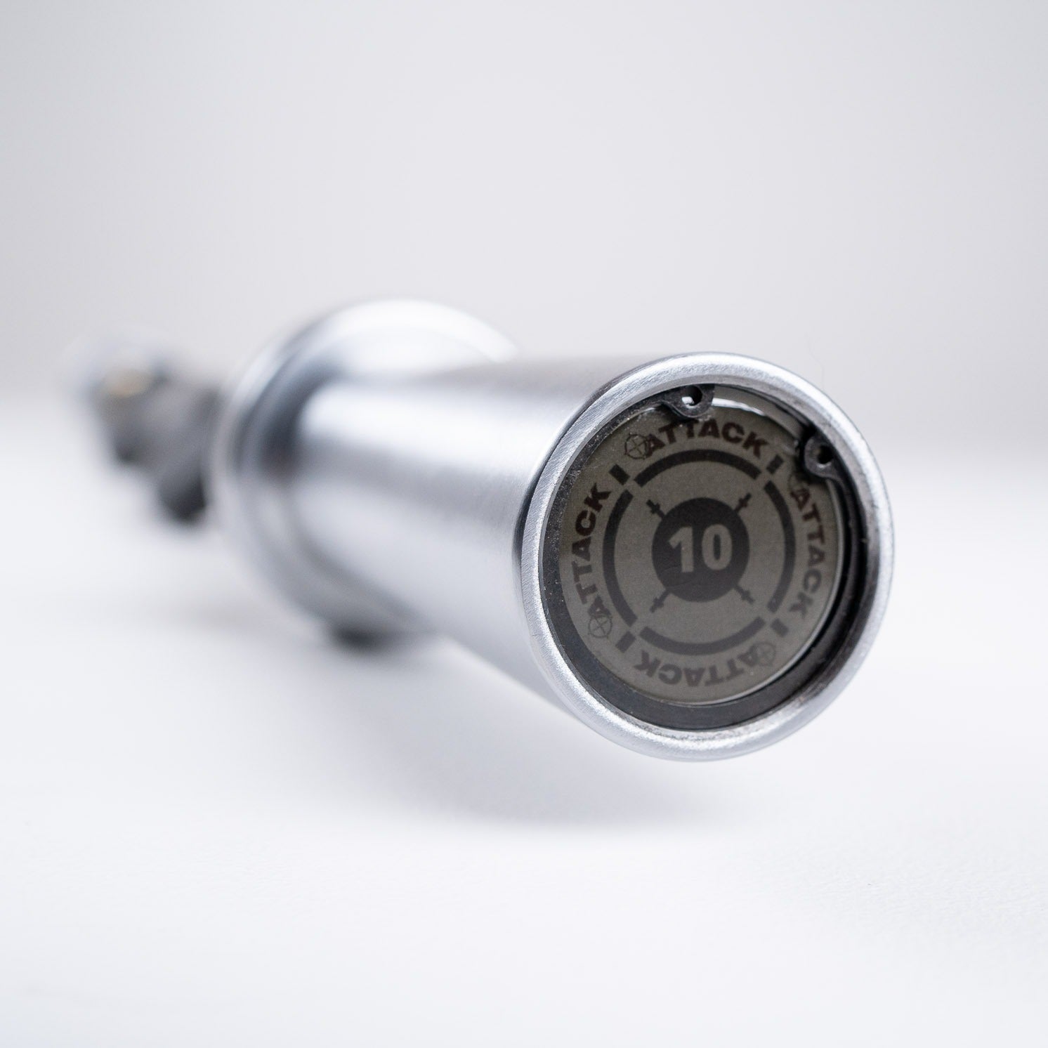 Attack Fitness Olympic EZ Curl Bar – Ceramic Coated Black - GymSphere