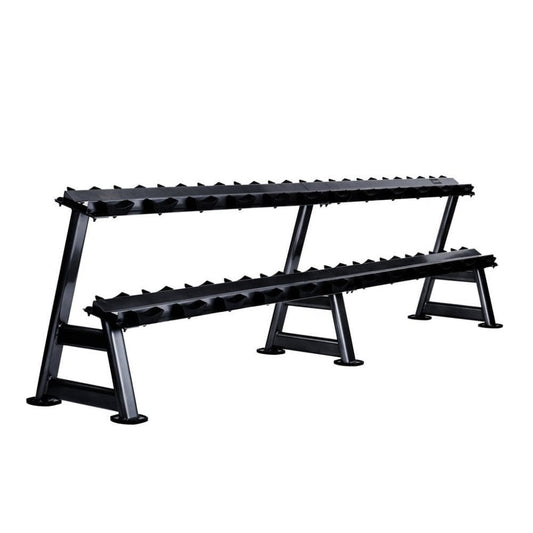 JORDAN 2 Tier Dumbbell Rack - Holds 12 Pairs - GymSphere