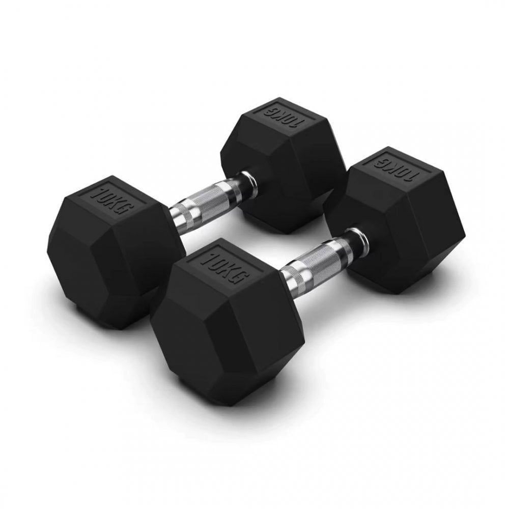 JORDAN JLC HEX Dumbbells - Rubber - GymSphere