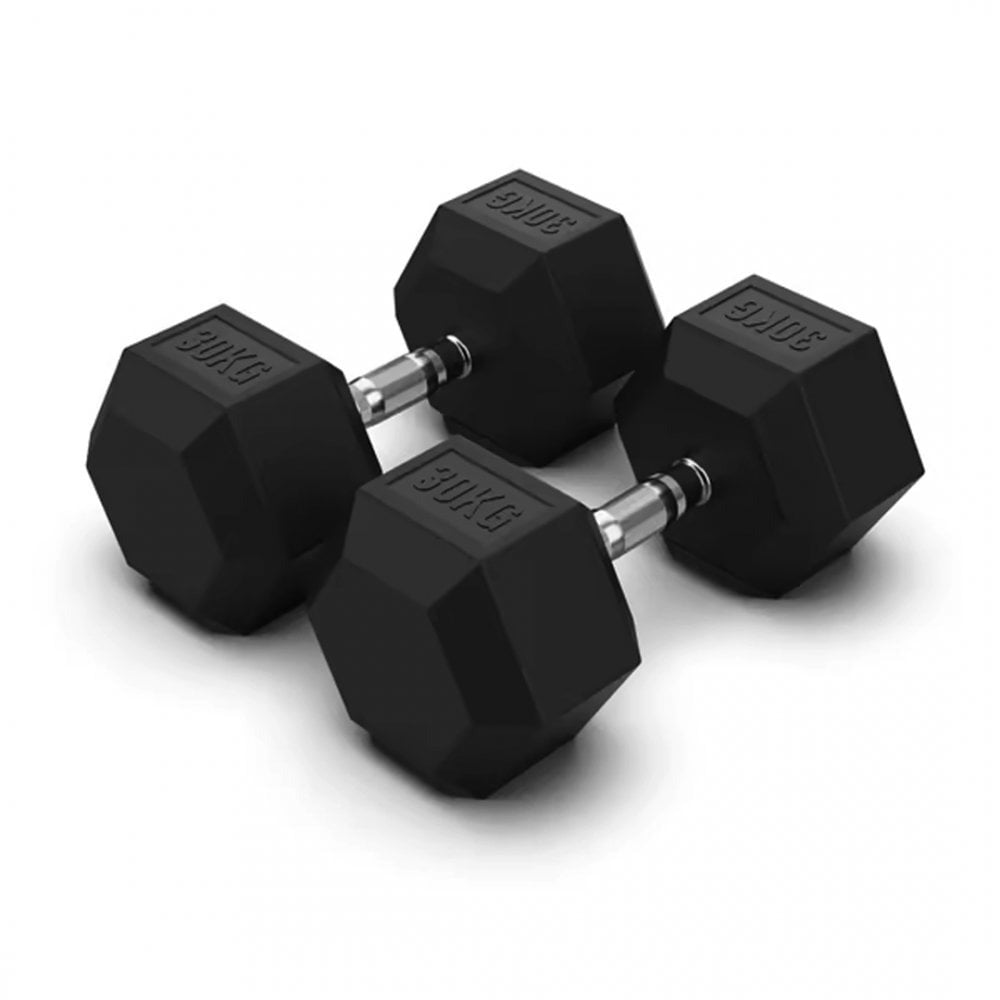 JORDAN JLC HEX Dumbbells - Rubber - GymSphere