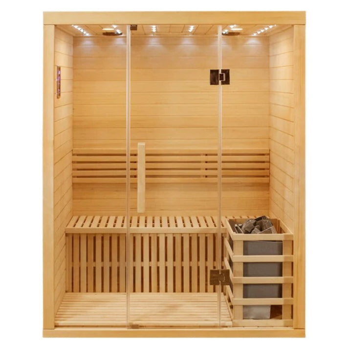 CenturaHeat Traditional Steam 3 Person Indoor Sauna
