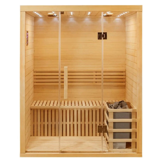 CenturaHeat Traditional Steam 3 Person Indoor Sauna