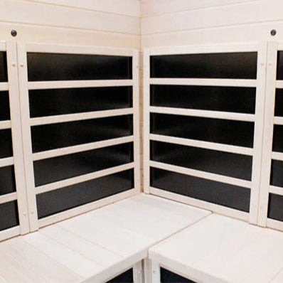 CenturaHeat 4-5 Person Diamond Corner Indoor Sauna - GymSphere