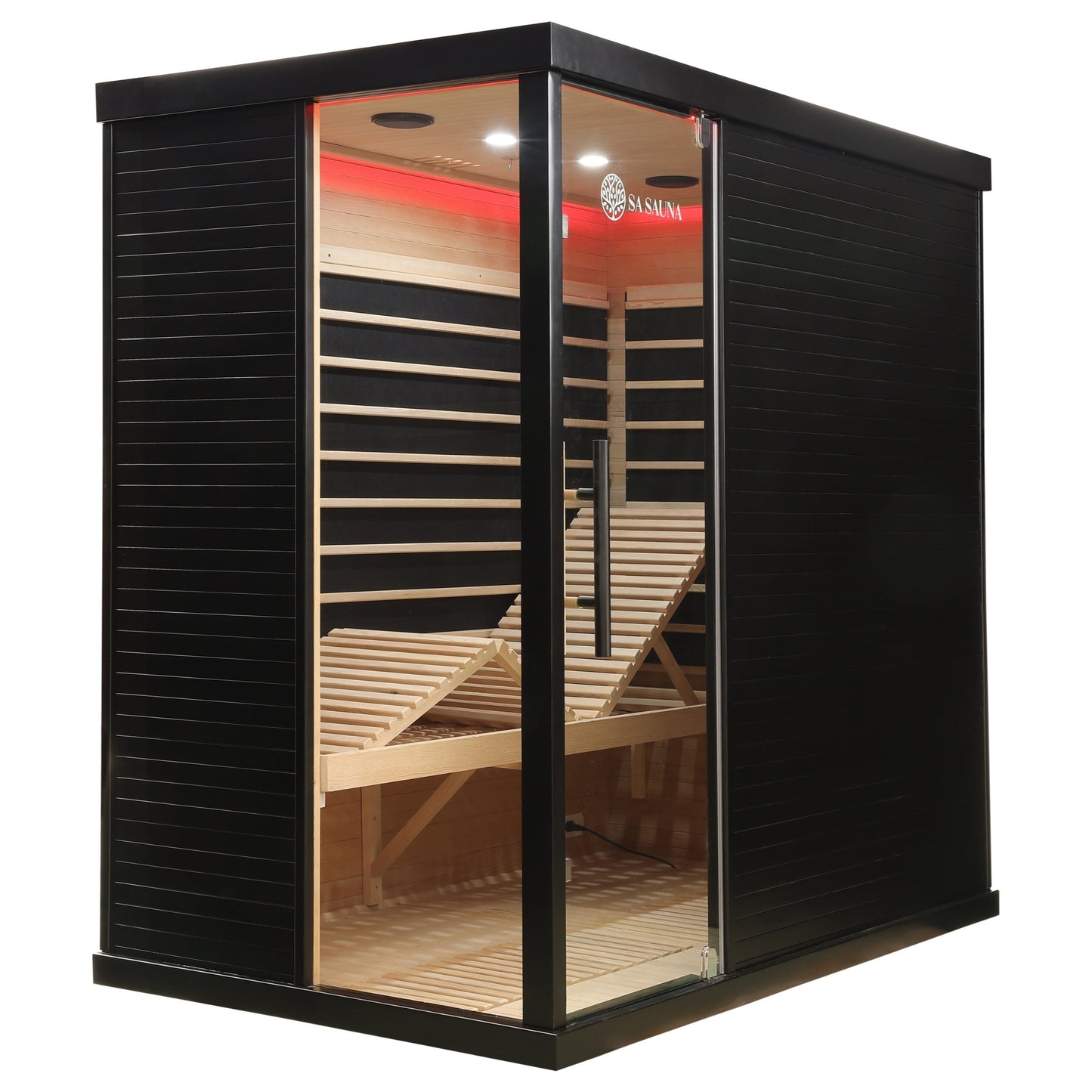 Premium Black Box Far Infrared Sauna: 4 Person