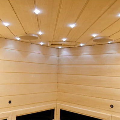 CenturaHeat 2-3 Person Diamond Corner Indoor Sauna - GymSphere
