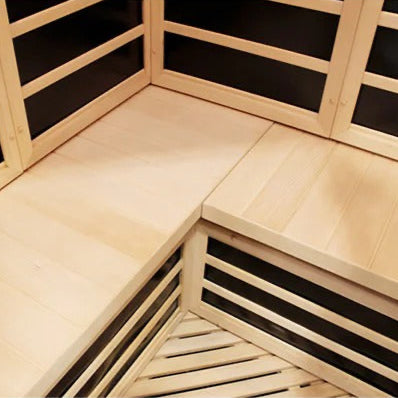 CenturaHeat 2-3 Person Diamond Corner Indoor Sauna - GymSphere