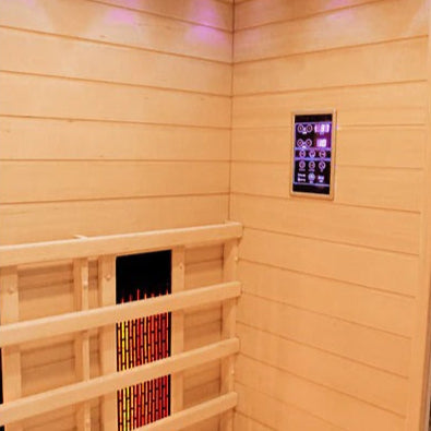 CenturaHeat 4-5 Person Diamond Corner Indoor Sauna - 3500W - GymSphere