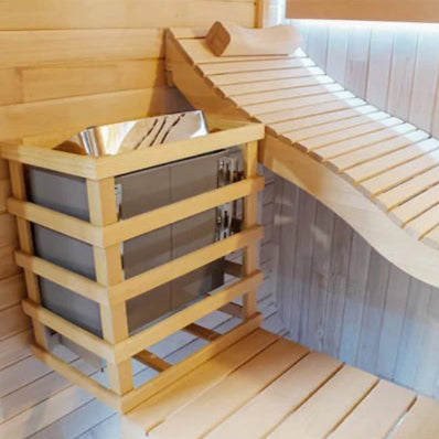 CenturaHeat 2-4 Person Outdoor Square Sauna - GymSphere