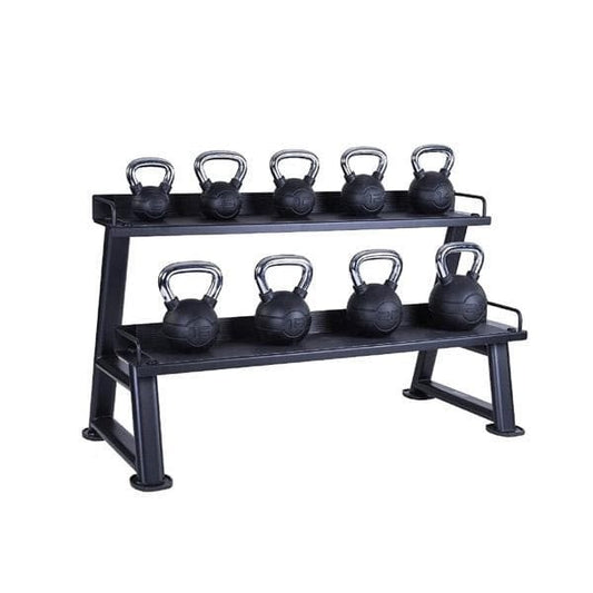 JORDAN Kettlebell Rack (Two-Tier) - GymSphere