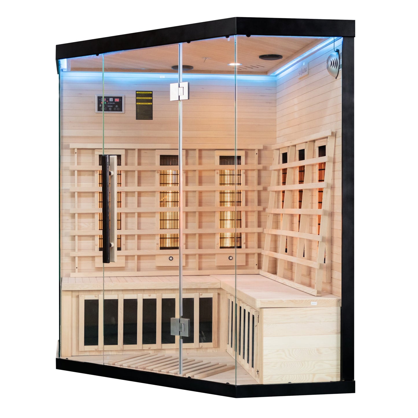 UK-Lux: 4 Person Corner Far Infrared Sauna