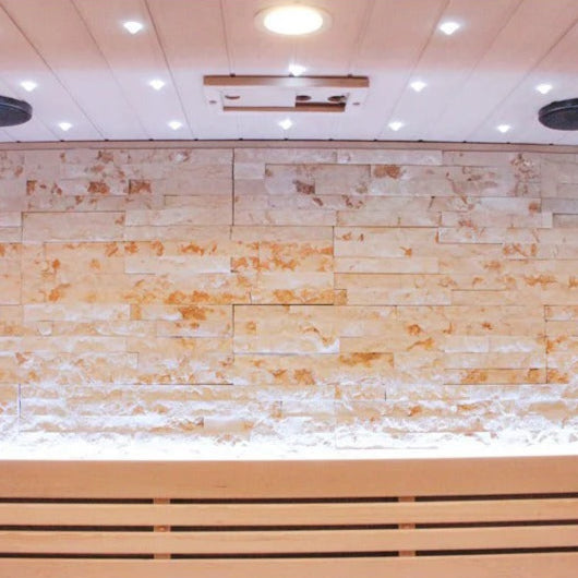 CenturaHeat Luxury Steam Traditional Indoor Sauna with Glass Door