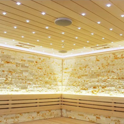 CenturaHeat 6-8 Person Traditional Corner Indoor Sauna - GymSphere