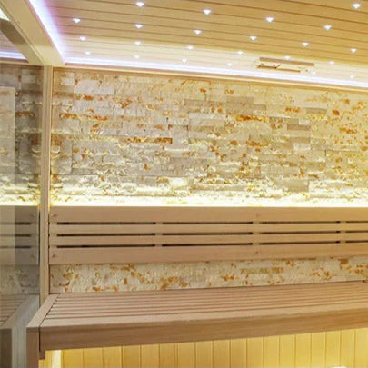 CenturaHeat 6-8 Person Traditional Corner Indoor Sauna - GymSphere