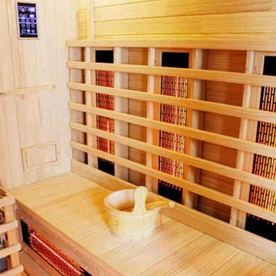 CenturaHeat 4-6 Person Outdoor Cube Sauna - GymSphere